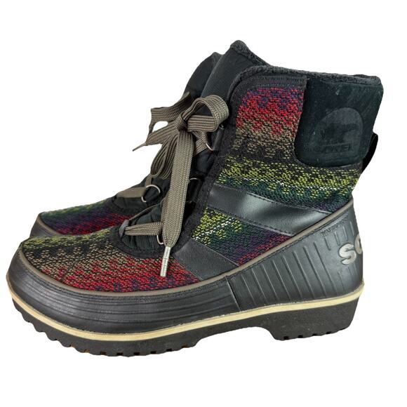 SOREL Women's Size 7 Tivoli II Suede Boot NL2091-010 Faux Fur Lace Up Waterproof - Picture 2 of 11